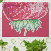 Standing Strawberry Theedoek (Gevouwen)