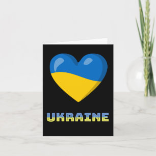 Standing Strong : Carte du cœur courageux de l'Ukr