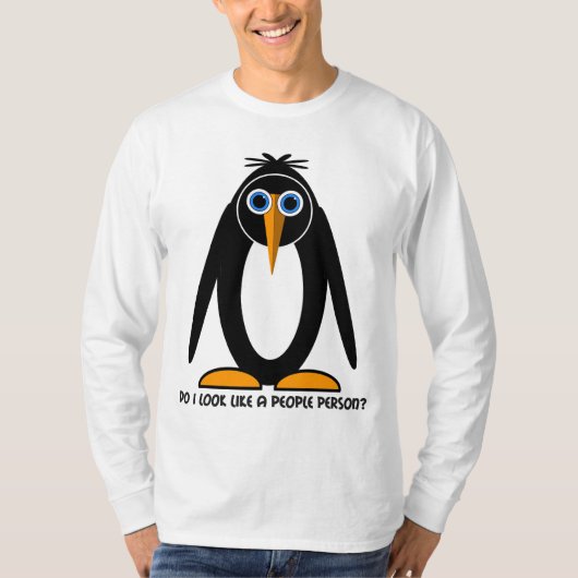 standpinguïn t-shirt (Voorkant)