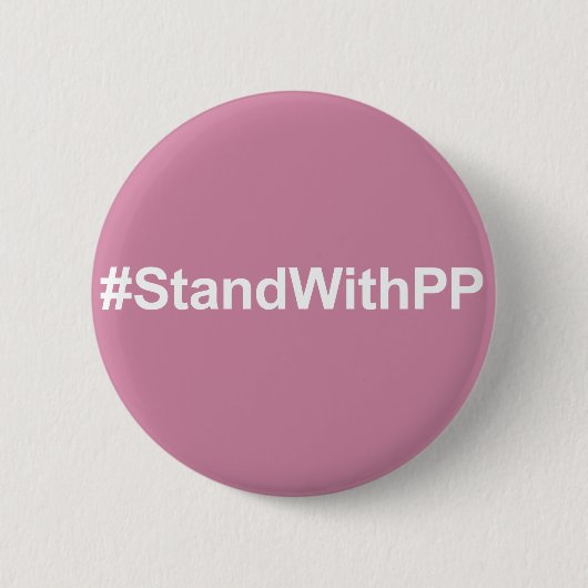 #StandWithPP-knop Ronde Button 5,7 Cm (Voorkant)