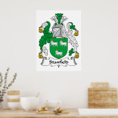 Stanfield Family Crest Poster (Keuken)