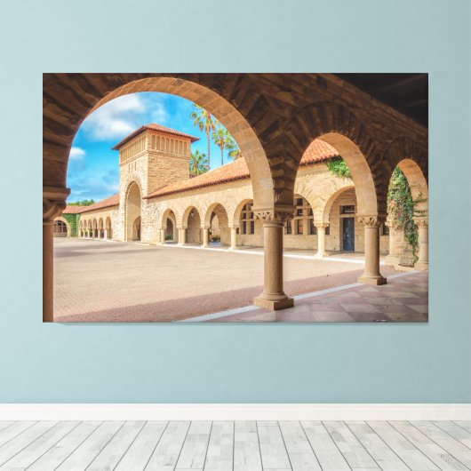 Stanford Architecture Canvas Afdruk (Insitu (Houten vloer))