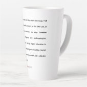 Stanford BAD Lab - Poème de groupe Latte Mug (Angle droit)