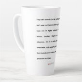 Stanford BAD Lab - Poème de groupe Latte Mug (Angle gauche)