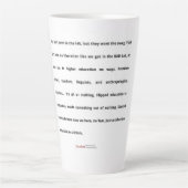 Stanford BAD Lab - Poème de groupe Latte Mug (Devant)