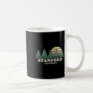 Stanford Ca Vintage Retro T-shirt Ouderwetse Ontwe Koffiemok