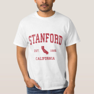 Stanford California CA  Sport Design Red P T-shirt