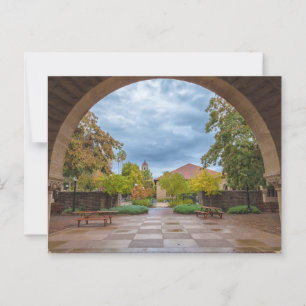 Stanford University Campus in het najaar Briefkaart