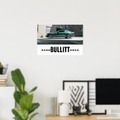 Stang Bullitt Poster - BULLITT- (Thuiskantoor)