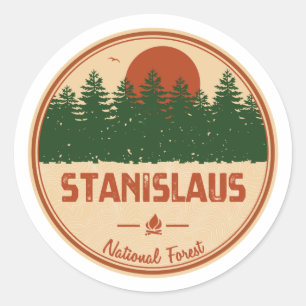 Stanislaus National Forest Ronde Sticker