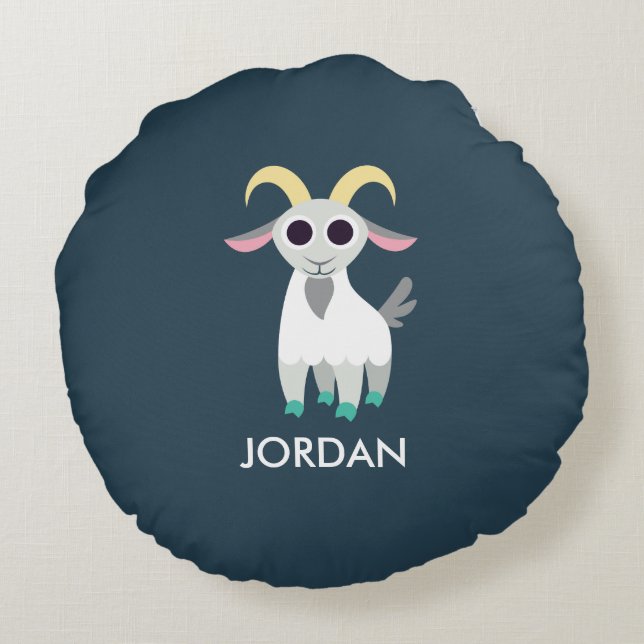 Stanley de Geit Rond Kussen (Achterkant)