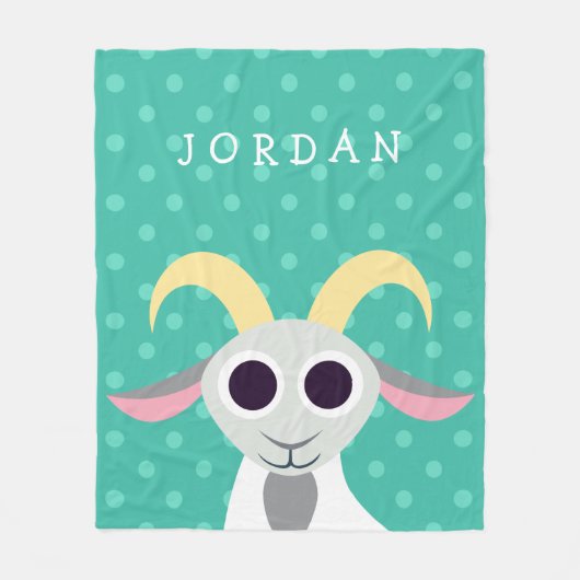 Stanley de Goat Fleece Deken (Voorkant)