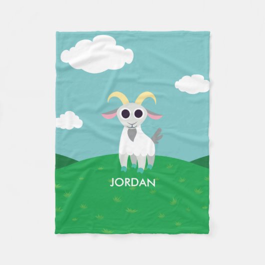 Stanley de Goat Fleece Deken (Voorkant)