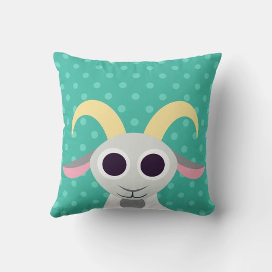 Stanley de Goat Kussen (Achterkant)