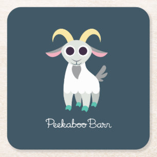 Stanley de Goat Vierkante Kartonnen Onderzetter