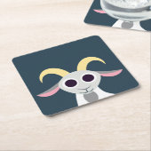 Stanley de Goat Vierkante Kartonnen Onderzetter (Schuin)