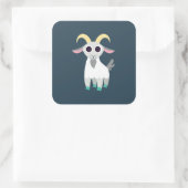 Stanley de Goat Vierkante Sticker (Tas)
