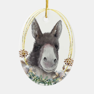 Stanley de Kerst Ezel Keramisch Ornament