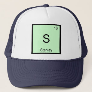 Stanley Naam Chemie Element Periodiek Systeem Trucker Pet