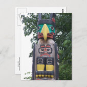 Stanley Park Totem Briefkaart (Voorkant / Achterkant)