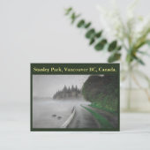 Stanley Park, Vancouver BC. Briefkaart (Staand voorkant)
