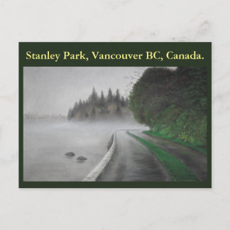 Stanley Park, Vancouver BC. Briefkaart