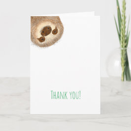 Stanley sloth bedankt je kaart