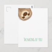Stanley sloth denkt aan je briefkaart (Voorkant / Achterkant)