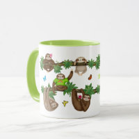 Stanley Sloth green personalized mug