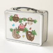 Stanley Sloth persoonlijke lunchbox (roze) (Achterkant)