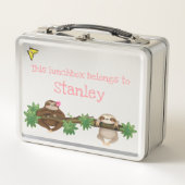 Stanley Sloth persoonlijke lunchbox (roze) (Voorkant)