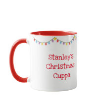 Stanley Sloth tasse de Noël personnalisée
