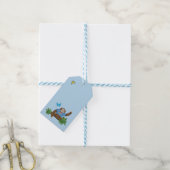 Stanley Sloth & vrienden blue gift label Cadeaulabel (Met Touw)