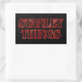 Stanley Things Rechthoekige Sticker (Tas)