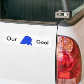 Stanly Dems Blue 2, Our, Goal Bumpersticker (Op Truck)