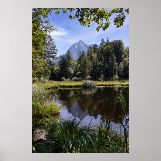 Stanserhorn en Gerzensee, Zwitserland Poster (Voorkant)