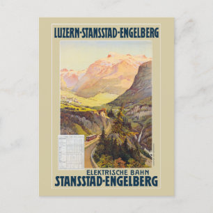 Stansstad-Engelberg Vintage Poster 1910 Briefkaart