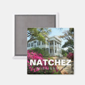 Stanton Hall Natchez, Mississippi aimant souvenir (Recto/Verso)