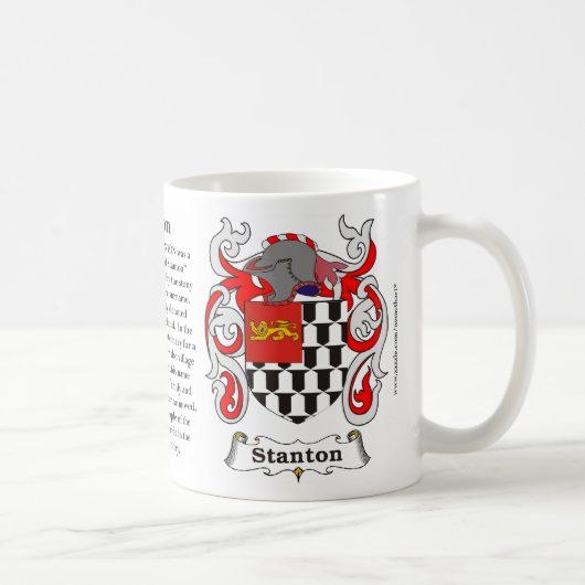 Stanton, the Origin, the Beting and the Crest on Koffiemok (Rechts)