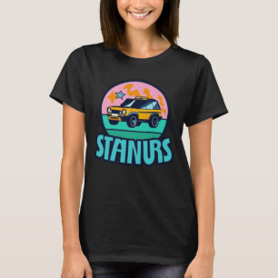 Stanurs Retro Avonturenrit – Klassieke Off-Road Te T-shirt