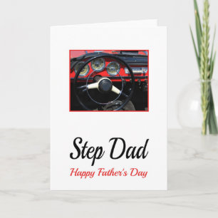 Stap Dad Happy Vaderdag Kaart