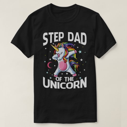 STAP DAD VAN DE UNICOREN T-SHIRT (Design voorkant)