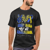 Stap Dad Warrior Down Syndrome Awareness Family T-shirt (Voorkant)