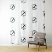 Stap en Herhaal Notaris Business Logo Event White Wandkleed (In situ)