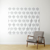 Stap en herhaal Small Business Logo Achtergrond Wandkleed (In Situ (horizontaal))