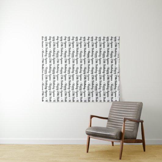 Stap- en herhaal verbindingsbalk | Aangepaste teks Wandkleed (In Situ (horizontaal))