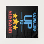 Stap hoger naar echtgenoot Funny bruidegom om bach Wandkleed (Voorkant (horizontaal))