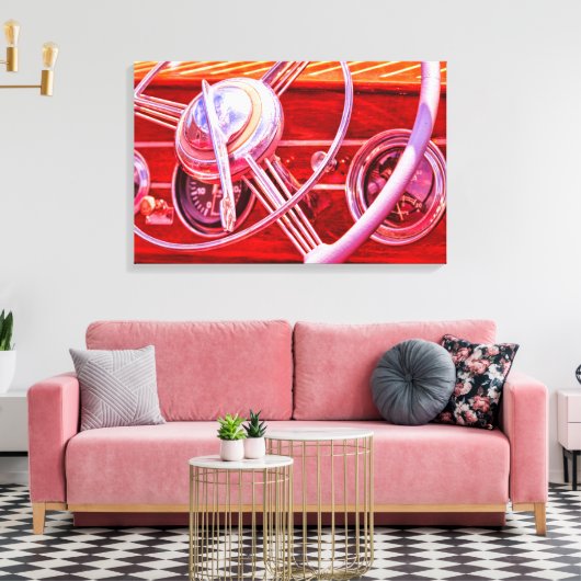 Stap in canvas afdruk (Insitu (Woonkamer))