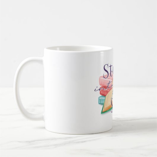 Stap in de verhaal koffie Mok (Links)