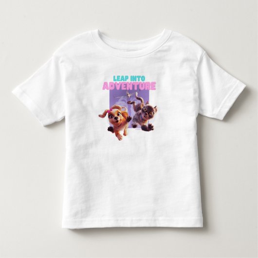 Stap in het avontuur kinder shirts (Voorkant)